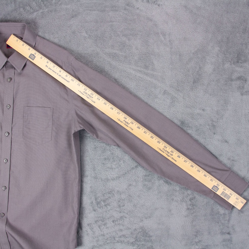 UNTUCKit Sangiovese Mens M Slim Fit Wrinkle Free Shirt Grey - Picture 9 of 12